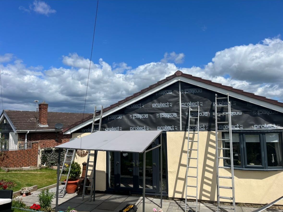 Full roofline renewal in progress